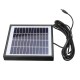 Portable 5W 12V Polysilicon Solar Panel Battery Charger For Car RV Boat W/ 3m Cable