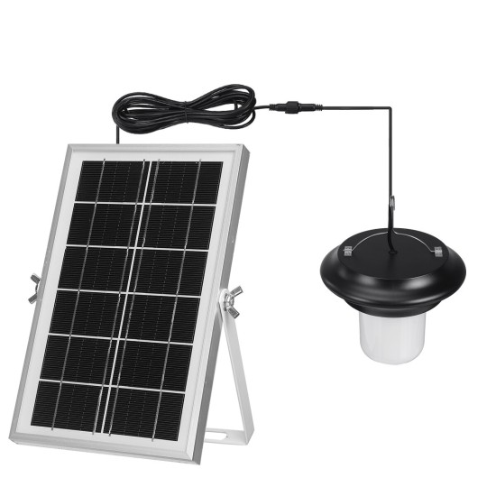 Single & Double LED Head Solar Pendant Light Outdoor Indoor Garden Lamp Light