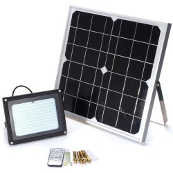 Solar Panel Powered 120 LED Security Motion Sensor Floodlight Waterproof Outdoor Garden Light+Remote Solar Panel Powered 120 LED Security Motion Sensor Floodlight Waterproof Outdoor Garden Light+Remote