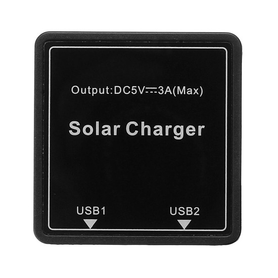 DIY Solar Wire Box 5-20V to 5V 3A Regulator Solar Double USB Junction Box For Solar Panel