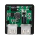 DIY Solar Wire Box 5-20V to 5V 3A Regulator Solar Double USB Junction Box For Solar Panel