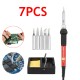 220V/110V 60W DIY Adjustable Temperature Electric Soldering Iron Welding Kit