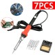 220V/110V 60W DIY Adjustable Temperature Electric Soldering Iron Welding Kit