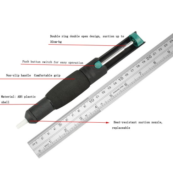 60W Automatically Send Tin Solder Iron 260-480℃ Adjustable Temperature Rework Station EU Plug/US Plug with Sunction Pump & Solder Wire