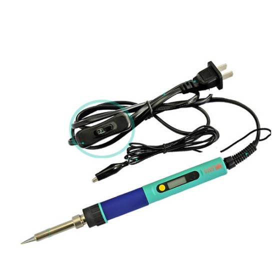 US Plug 110V 936d LCD Adjustable Temperature Digital Electric Soldering Station