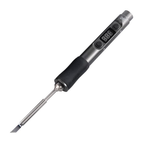 D60B Pro Portable Mini Constant Temperature Electric Soldering Iron Supports PD3.0 FPV Lipo Battery Powered Outdoor Repair Welding Tool