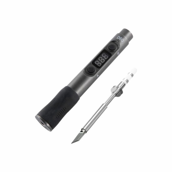 D60B Pro Portable Mini Constant Temperature Electric Soldering Iron Supports PD3.0 FPV Lipo Battery Powered Outdoor Repair Welding Tool