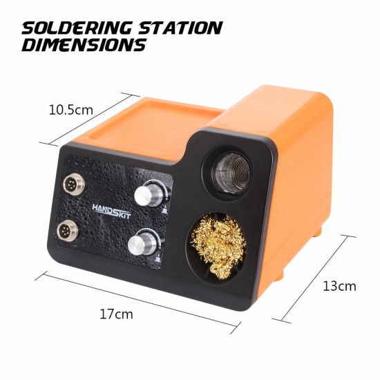 ST12A 2 in 1 Hot Air Gun Soldering Station OLED Digital Adjustment Auto Sleep 1s-6s Fast Heating Repair Tool