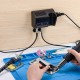 8898 2in1 750W 220V/110V Soldering Station Hot Air Gun Heater LCD Digital Display Soldering Iron Welding Rework for Cell-phone BGA SMD PCB IC Repair