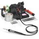 110V/220V 130W SMD Rework Soldering Station Temp Adjust LCD Soldering Iron Set Welding Repair Tool Desoldering Pump