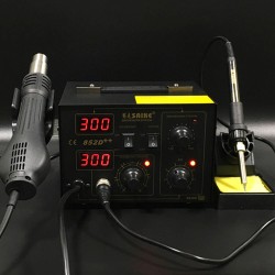 852D++ 110V/220V 2 In 1 SMD Rework Station Hot Air Nozzle Soldering Station Desoldering Station 852D++ 110V/220V 2 In 1 SMD Rework Station Hot Air Nozzle Soldering Station Desoldering Station
