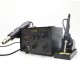 852D++ 110V/220V 2 In 1 SMD Rework Station Hot Air Nozzle Soldering Station Desoldering Station