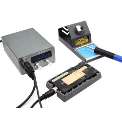 ST92 T12 Soldering Station Phone Motherboard Separator Heating Station Glue Remover for iPhone X/XS/XS MAX CPU IC Chips Disassembly ST92 T12 Soldering Station Phone Motherboard Separator Heating Station Glue Remover for iPhone X/XS/XS MAX CPU IC Chips Disassembly