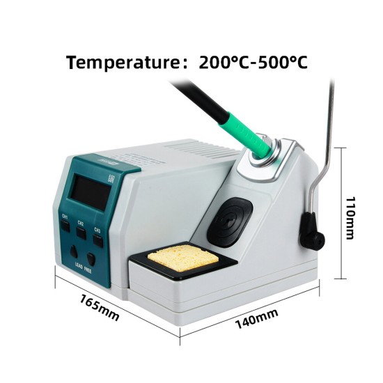 T26 80W Soldering Station Lead-free 2S Rapid Heating Soldering Iron Kit JBC Handle Universal Power Heating System 110V/220V