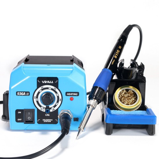 936A-II 220-240V Anti-static Soldering Station High Power Desoldering Station Adjustable Temperature Soldering Iron