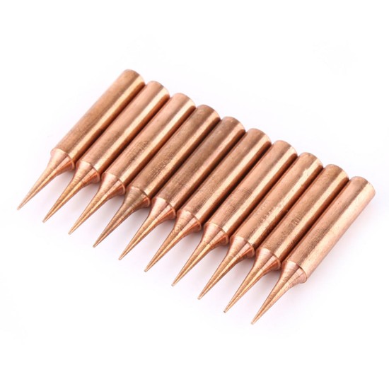 10pcs 900M-T Pure Copper Iron Tips Soldering Tips For Hakko Soldering Rework Station Soldering Iron