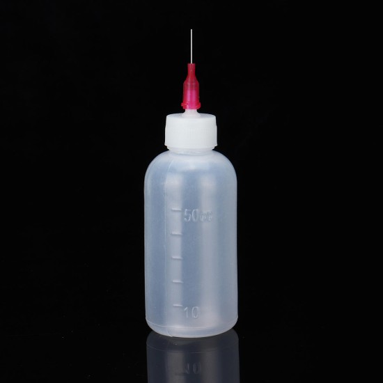 30mL 50mL Rosin Flux Alcohol Soldering Solder Liquid Contain Bottle Paste with 11 Needles