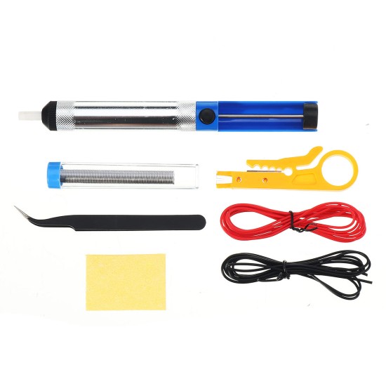 110V/220V 60W Electric Solder Iron Adjustable Temperature Welding Soldering Iron Tool Kit