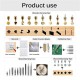 71Pcs Adjustable Temperature Electric Solder Iron Tool Kit Pyrography Wood Burning Carving Embossing Tool