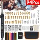 94Pcs Soldering Iron Kit Welding Tool Wood Burning Pen Soldering Iron Tips US/EU