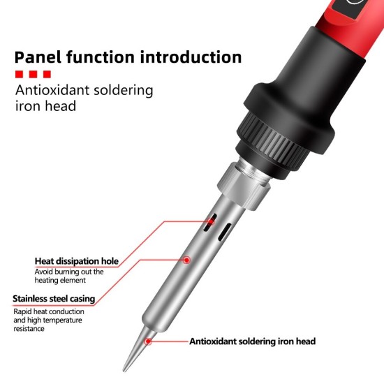 SL102 110V/220V 16PCS LCD Digital Display Screen Multi-function Electric Soldering Iron Adjustable Temperature Soldering Tools Kit