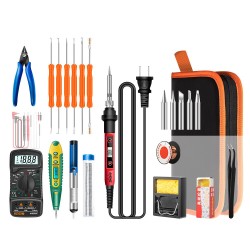 SL102 110V/220V 24PCS LCD Digital Display Screen Multi-function Electric Soldering Iron Adjustable Temperature Soldering Tools Kit SL102 110V/220V 24PCS LCD Digital Display Screen Multi-function Electric Soldering Iron Adjustable Temperature Soldering Tools Kit