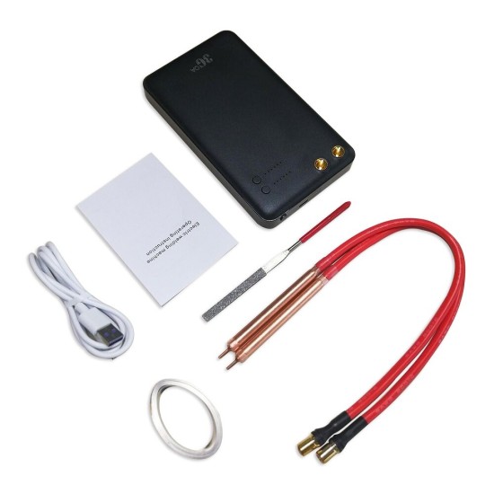 Portable Handheld Spot Welding Machine with 18650 Lithium Battery Nickel Sheet DIY with 5000mAh Power Bank