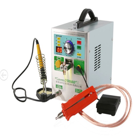 709AD+ 220V 3.2KW Pulse Spot Welder Machine Battery Spot Soldering Machine