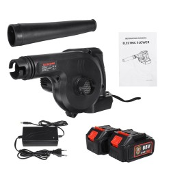 2 IN 1 Wireless Rechargeable Electric Air Blower & Vacuum Suction Dust Cleaner 7 Speeds W/ None/1/2 Battery For Home Car Computer 2 IN 1 Wireless Rechargeable Electric Air Blower & Vacuum Suction Dust Cleaner 7 Speeds W/ None/1/2 Battery For Home Car Computer
