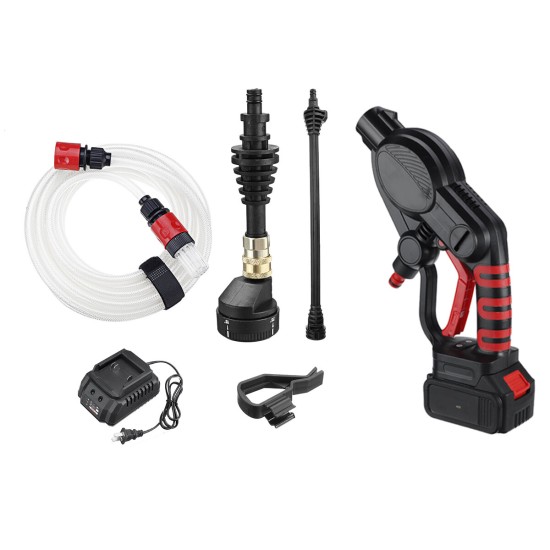 21V 2.0Ah Multifunctional Cordless Pressure Cleaner Washer Sprayer Water Hose Nozzle Pump with Battery
