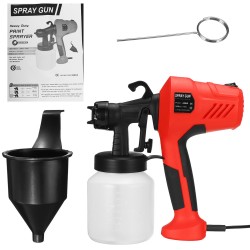 400W 800ml Electric Paint Sprayer Flow Control Airbrush Easy Spraying Painting Tool 400W 800ml Electric Paint Sprayer Flow Control Airbrush Easy Spraying Painting Tool