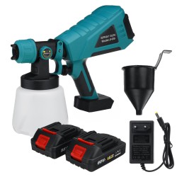 88VF 1000ML Removable Electric Sprayer Household Convenience Sprayer Paint W/ Li-ion Battery For Makiita Regulation High Power Sprayer 88VF 1000ML Removable Electric Sprayer Household Convenience Sprayer Paint W/ Li-ion Battery For Makiita Regulation High Power Sprayer