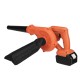 Cordless Electric Air Blower Leaf Sweeper Vacuum Suction Hose Dust Collector Computer Cleaner