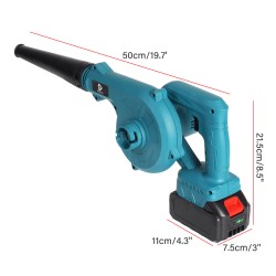 2 IN 1 Cordless Electric Air Blower Vacuum Computer Dust Cleaner Leaf Blower Battery Display W/ 1/2 Battery For Makiita 2 IN 1 Cordless Electric Air Blower Vacuum Computer Dust Cleaner Leaf Blower Battery Display W/ 1/2 Battery For Makiita