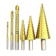 6PCS Drill Saw Drill Bit Multi-function Step Drill High-speed Steel Metal Drilling PVC Plate Hole Opener Drill Bit