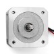 0.9 Degree 42mm Two Phase Hybrid Stepper Motor 1.33A 34mm For CNC