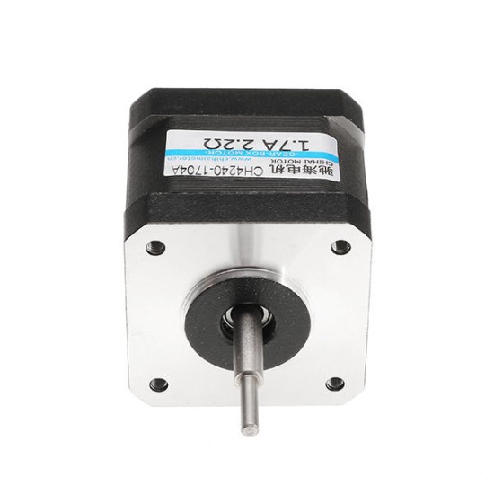 42mm 2 Phase 4 Wire Stepper Motor Brushless Motor 3mm Shaft 1.7A