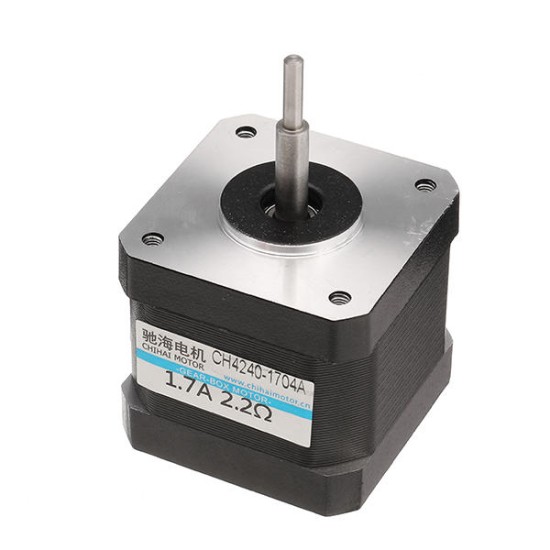 42mm 2 Phase 4 Wire Stepper Motor Brushless Motor 3mm Shaft 1.7A