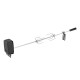 0.5W Stainless Steel Rotisserie BBQ Grill Roaster Spit Rod Camping Charcoal Kits