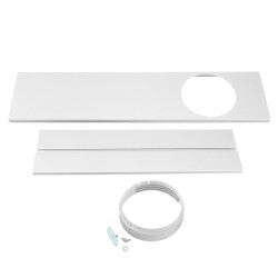 120cm Adjustable Air Conditioner Window Kit Plate For Exhaust Hose Tube Connector 120cm Adjustable Air Conditioner Window Kit Plate For Exhaust Hose Tube Connector