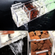 2-6 Grids Acrylic Aquarium Fish Tank External Hang On Filter Box with Water L2