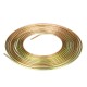 25ft Roll of 3/16inch Plated Brake Line Tubing OD Copper Nickel With 16x Tube Nuts
