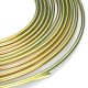 25ft Roll of 3/16inch Plated Brake Line Tubing OD Copper Nickel With 16x Tube Nuts