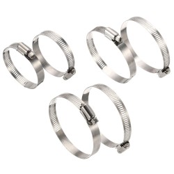 2Pcs 60MM/75MM/80MM Warm Air Ducting Hose Clamp Clip for Eberspacher Webasto Propex 2Pcs 60MM/75MM/80MM Warm Air Ducting Hose Clamp Clip for Eberspacher Webasto Propex