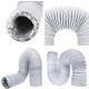 3M 15cm Dia Exhaust Hose PVC Flexible Ducting Air Conditioner Exhaust Hose Replacement Duct Outlet