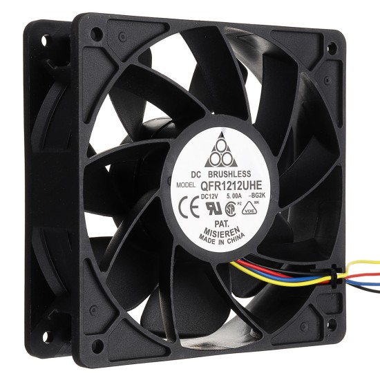 7500RPM Cooling Fan 4-pin Connector Replacement For Antminer Bitmain S7 S9