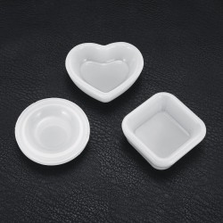 DIY Resin Casting Molds Heart Square Round Shape Mod Clear Silicone Craft Making Mould DIY Resin Casting Molds Heart Square Round Shape Mod Clear Silicone Craft Making Mould