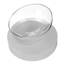 Double/Single Transparent Pet Bowl Cat Dog Puppy Food Water Drinking Feeders Dish Double/Single Transparent Pet Bowl Cat Dog Puppy Food Water Drinking Feeders Dish