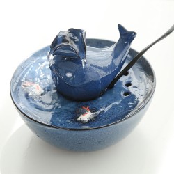 Pet Puppy Ceramic Auto Circulating Water Dispenser Ultra-quiet Cat Dog Drinking Fountain Bowl Drinker Water Feeder Pet Puppy Ceramic Auto Circulating Water Dispenser Ultra-quiet Cat Dog Drinking Fountain Bowl Drinker Water Feeder