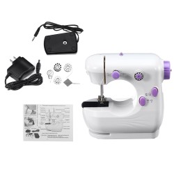 Portable Mini Sewing Machine Electric Desktop Handheld For DIY Stitch Clothes Portable Mini Sewing Machine Electric Desktop Handheld For DIY Stitch Clothes